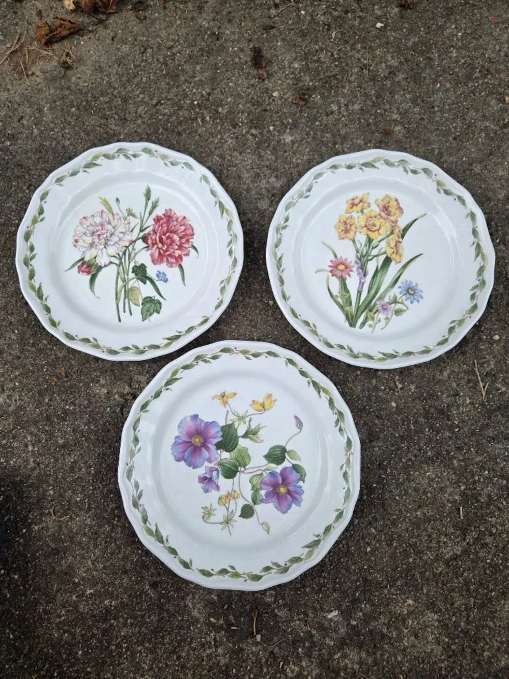 3 Noritake Casual Gourmet Floral Salad Plates Gourmet Garden 8